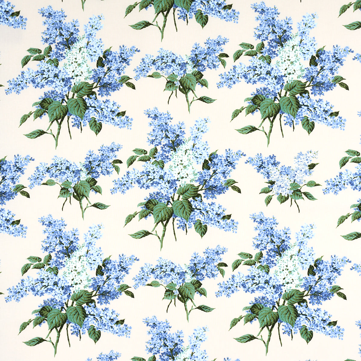 Prousts Lilacs fabric in blue color - pattern number 180620 - by Schumacher in the Johnson Hartig collection