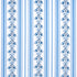 Delft Stripe fabric in cornflower blue color - pattern number 180660 - by Schumacher in the Marie-Anne Oudejans collection