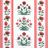 Royal Poppy Stripe fabric in red color - pattern number 180671 - by Schumacher in the Marie-Anne Oudejans collection