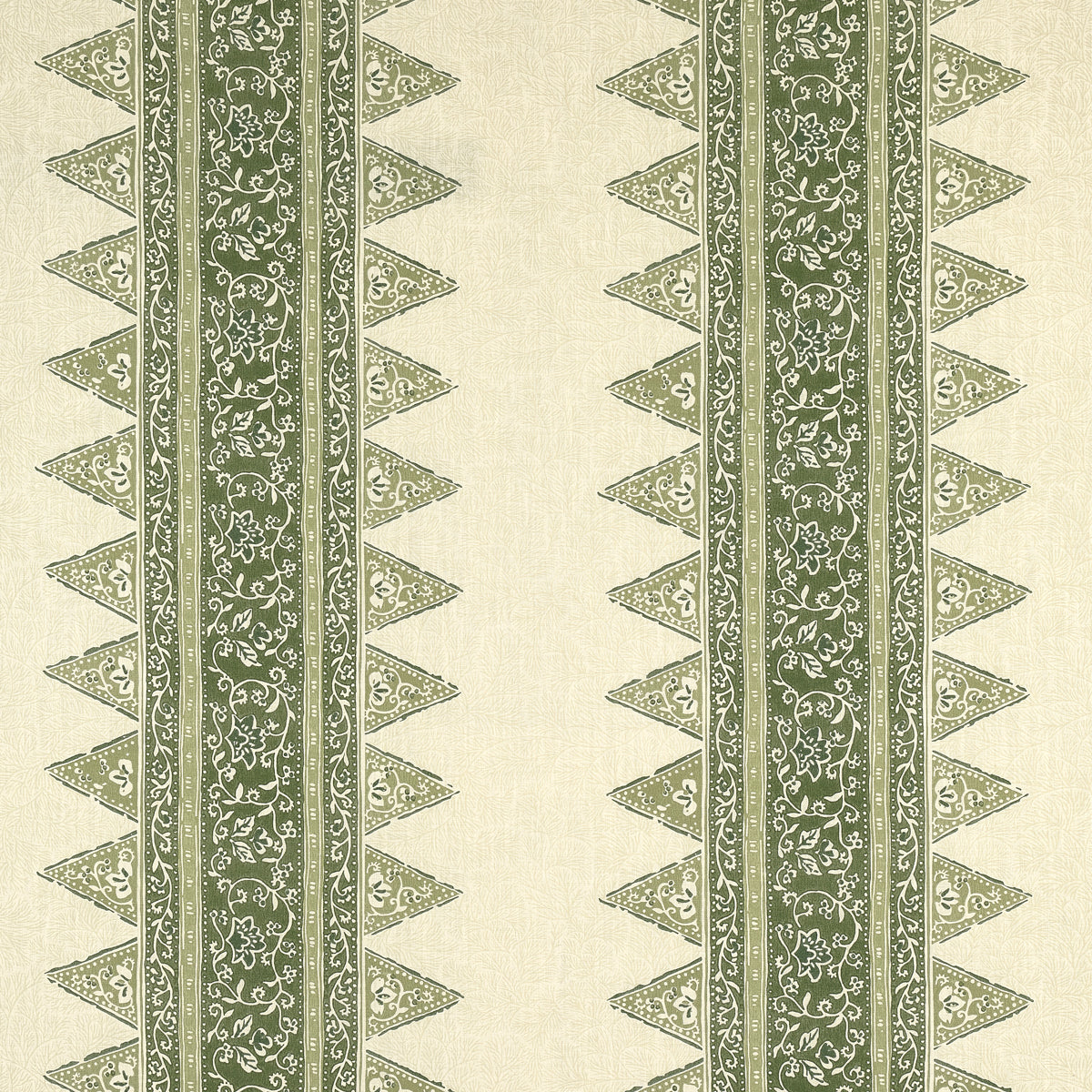 Foxglove Indoor Outdoor fabric in leaf green color - pattern number 180720 - by Schumacher in the Mark D. Sikes collection