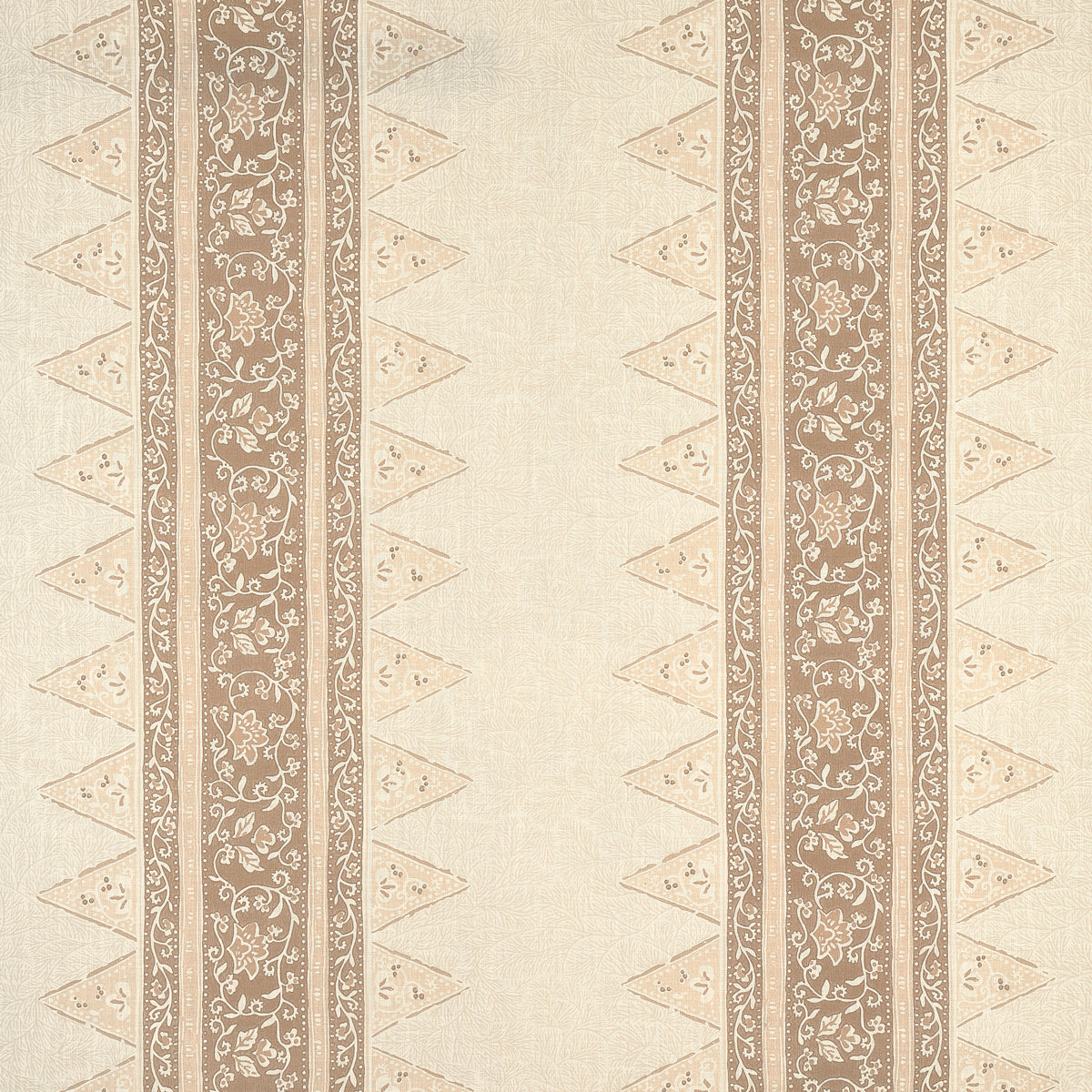 Foxglove Indoor Outdoor fabric in neutral color - pattern number 180722 - by Schumacher in the Mark D. Sikes collection