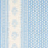 Hyacinth Indoor Outdoor fabric in china blue color - pattern number 180730 - by Schumacher in the Mark D. Sikes collection