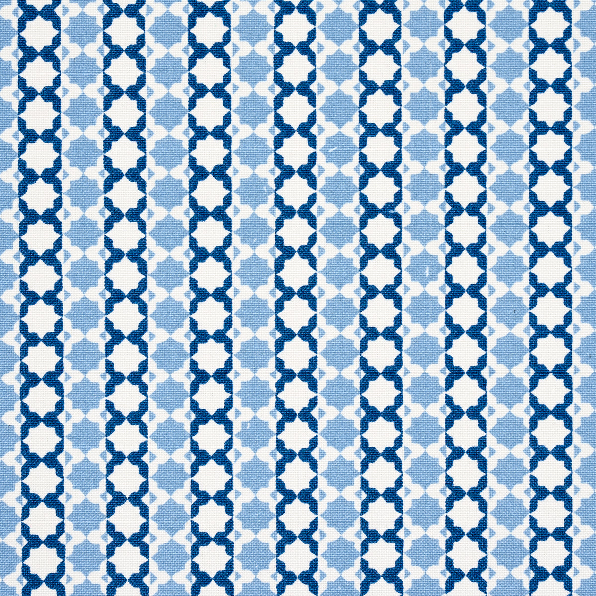 Posy Indoor Outdoor fabric in indigo color - pattern number 180750 - by Schumacher in the Mark D. Sikes collection