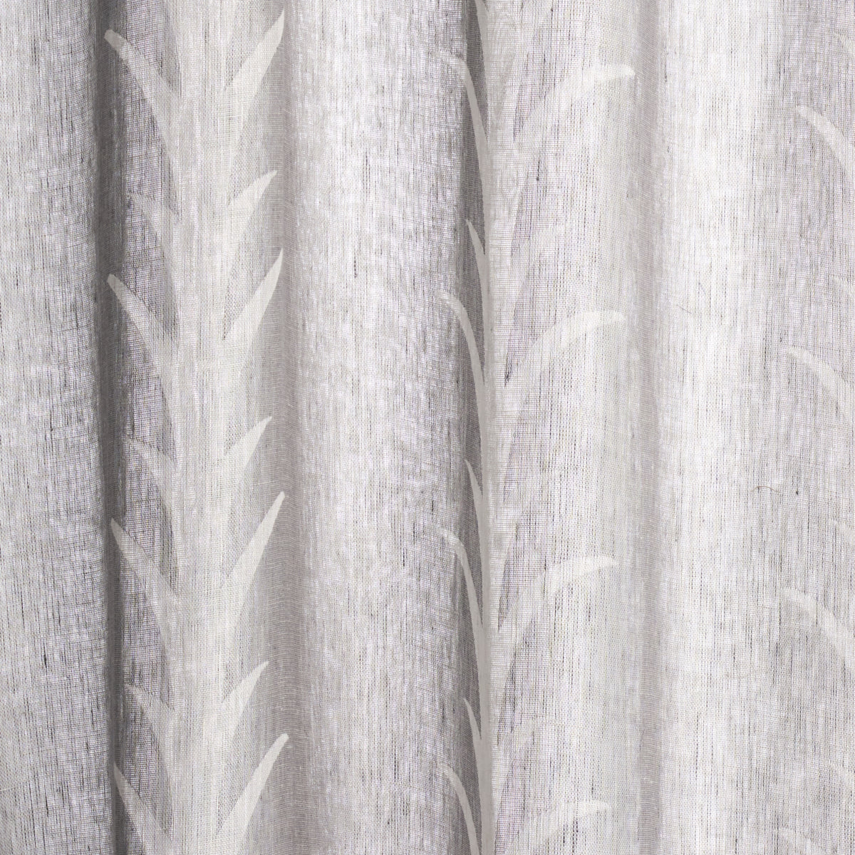 Acanthus Stripe Sheer fabric in carbon color - pattern number 180801 - by Schumacher in the Essentials: Sheers &amp; Casements collection