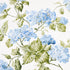 Summer Hydrangea fabric in blue hydrangea color - pattern number 180822 - by Schumacher in the New Old-Fashioned collection