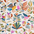 Canopy fabric in multi birds color - pattern number 180850 - by Schumacher in the Abel Macias collection