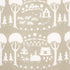 Farm Scene fabric in neutral color - pattern number 180882 - by Schumacher in the Folly Cove collection