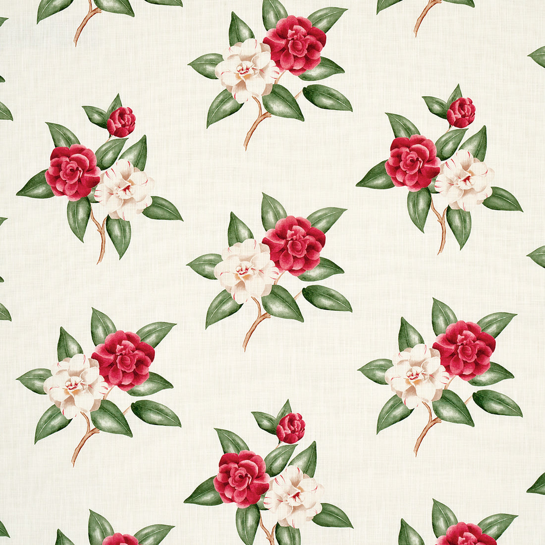 Casablanca Floral Indoor Outdoor fabric in garnet color - pattern number 180910 - by Schumacher in the Swing Time Indoor/Outdoor collection