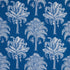 Grand Palms Indoor Outdoor fabric in navy color - pattern number 180961 - by Schumacher in the Swing Time Indoor/Outdoor collection
