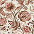Alexandra Vine Linen fabric in natural and spice color - pattern number 180971 - by Schumacher in the Americana collection