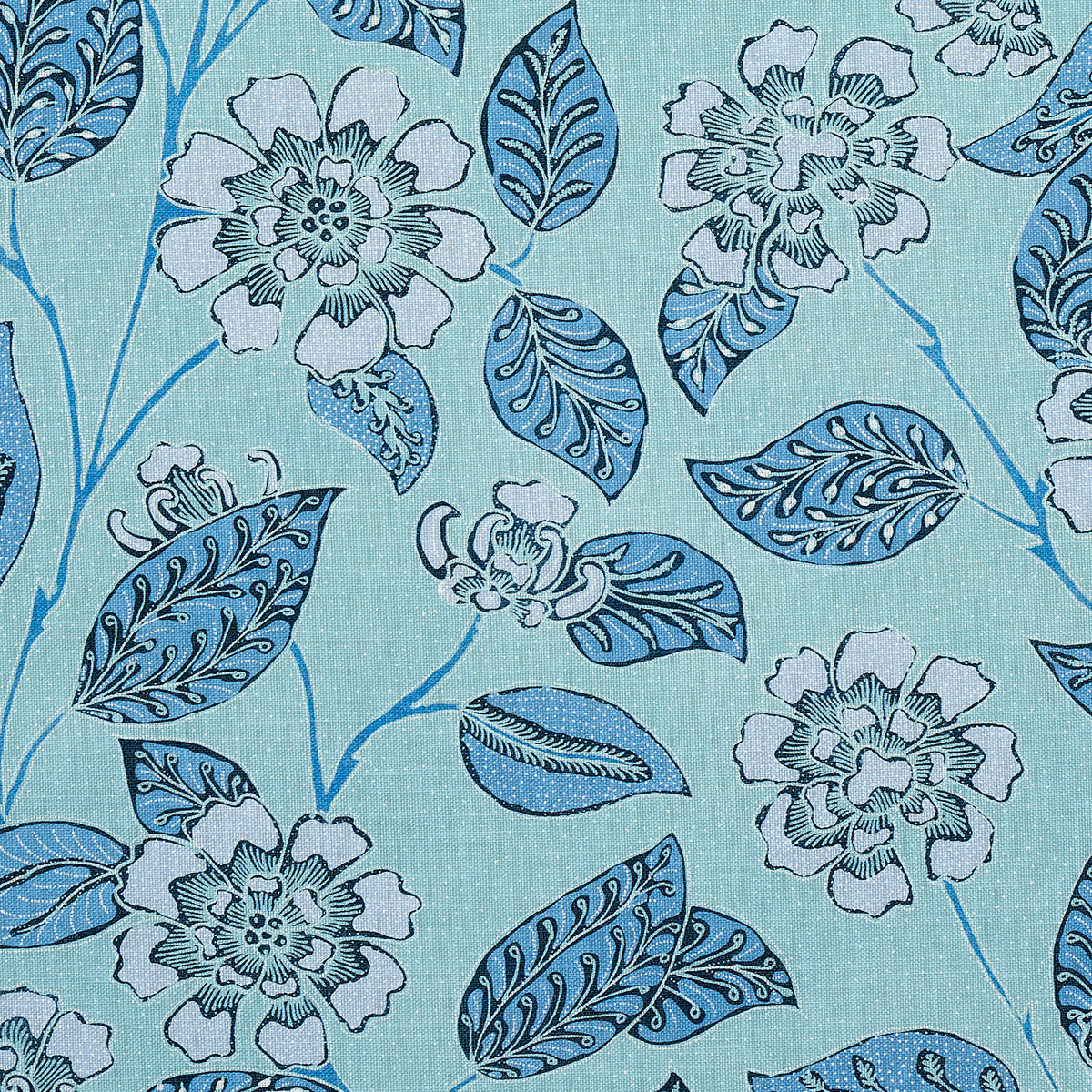 Kava Cay Indoor Outdoor fabric in blues color - pattern number 181001 - by Schumacher in the Isola Indoor/Outdoor collection