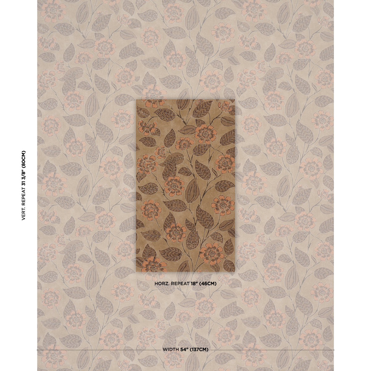 Kava Cay Indoor/outdoor fabric in Brown color - pattern number 181003 - by Schumacher in the Perennial Favorites collection