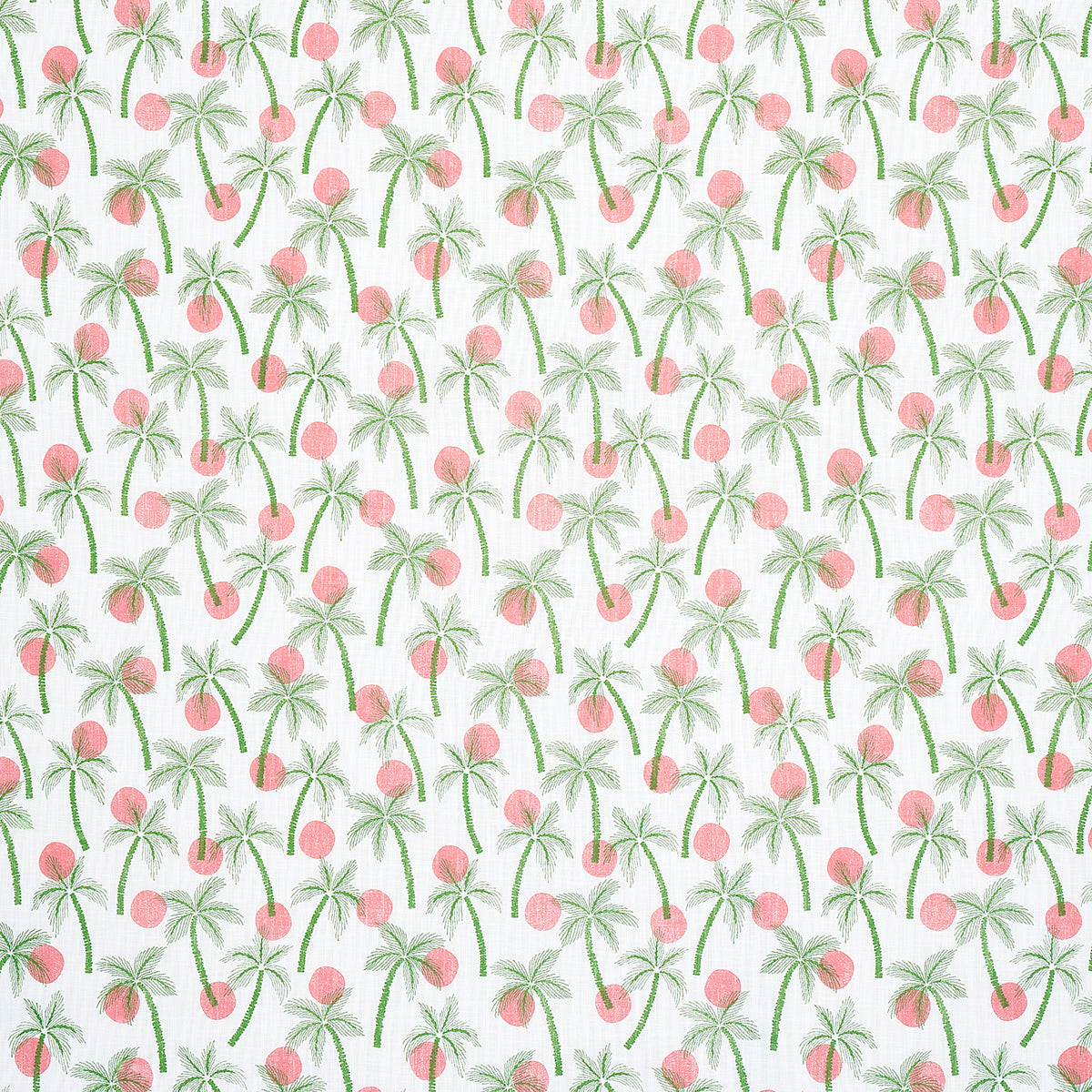 Clarabella Palm Indoor Outdoor fabric in tropical color - pattern number 181011 - by Schumacher in the Isola Indoor/Outdoor collection