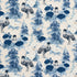 Lady Hollyhock fabric in delft color - pattern number 181042 - by Schumacher in the Mary Mcdonald collection