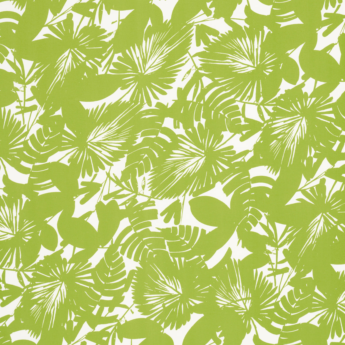 Palisades Palm Indoor Outdoor fabric in fern color - pattern number 181071 - by Schumacher in the Trina Turk collection