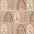 Barra Palace fabric in brown and spice color - pattern number 181310 - by Schumacher in the Jacaranda collection