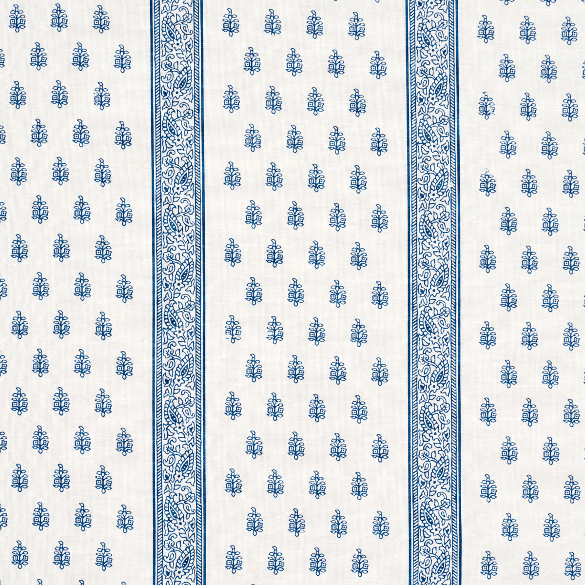 Katsura Stripe fabric in delft color - pattern number 181330 - by Schumacher in the Jacaranda collection
