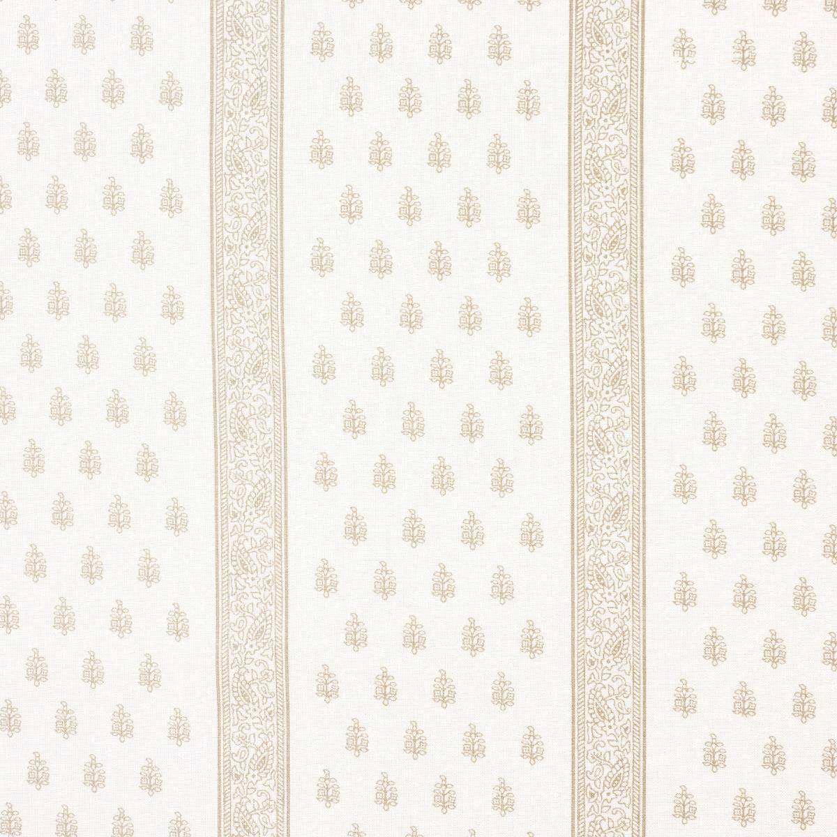 Katsura Stripe fabric in sand color - pattern number 181333 - by Schumacher in the Jacaranda collection