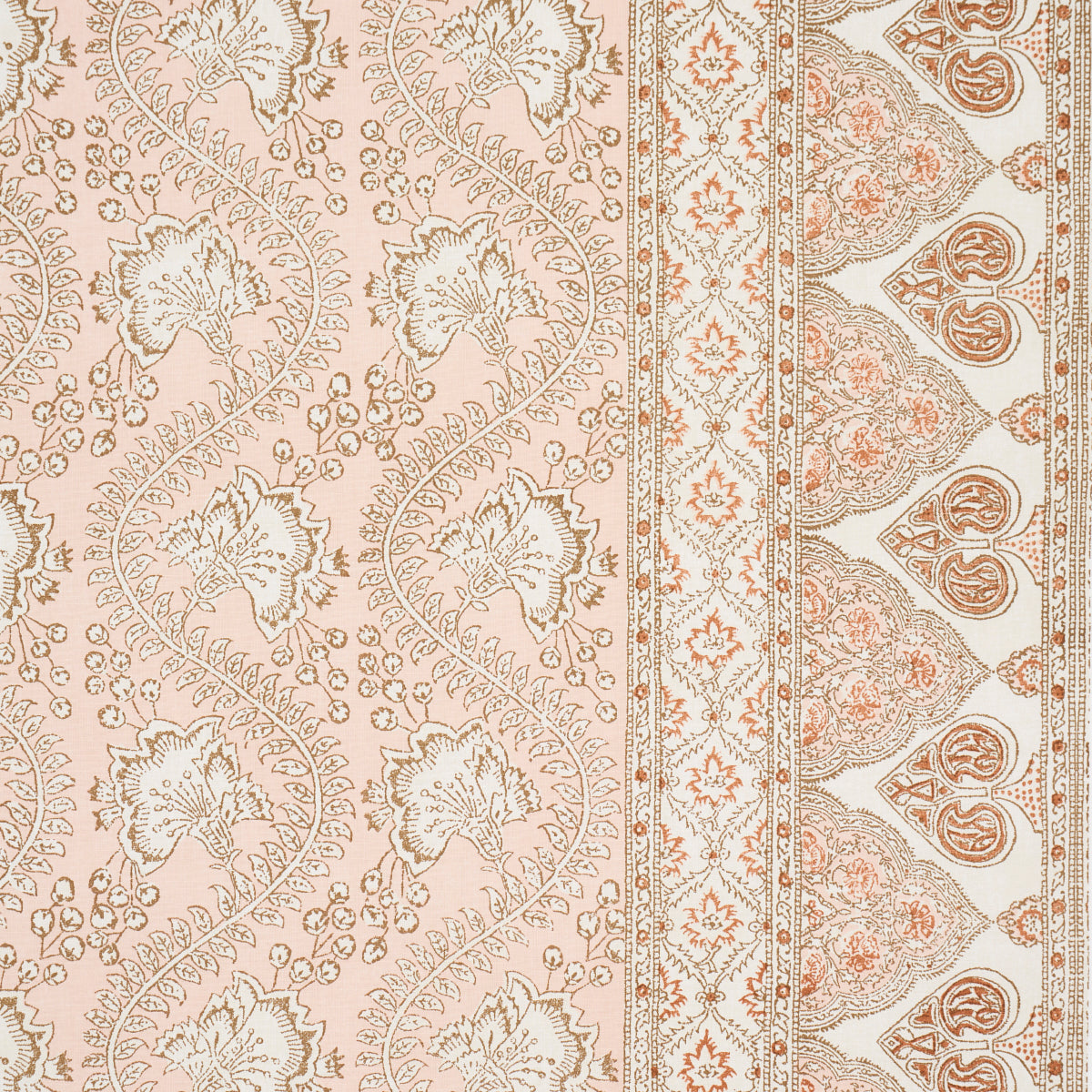 Tombay fabric in blush color - pattern number 181343 - by Schumacher in the Jacaranda collection