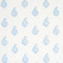 Kerala Paisley fabric in blue color - pattern number 181352 - by Schumacher in the Jacaranda collection