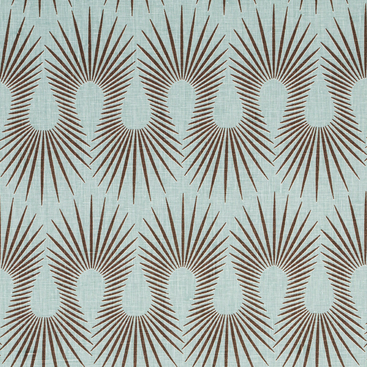 Hedgehog fabric in duck egg brown color - pattern number 181451 - by Schumacher in the Neisha Crosland collection