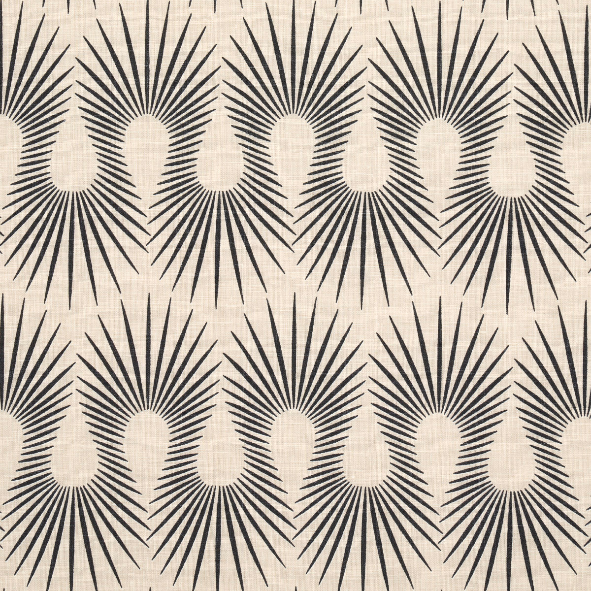 Hedgehog fabric in putty black color - pattern number 181452 - by Schumacher in the Neisha Crosland collection