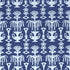 Fountain Grass fabric in blues color - pattern number 181501 - by Schumacher in the Drusus Tabor collection