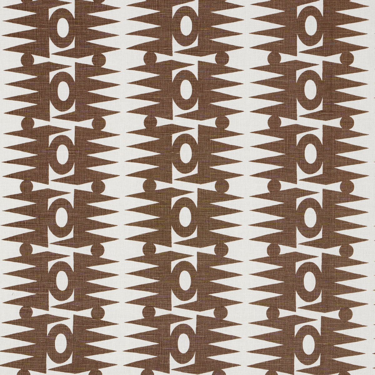 Ra fabric in brown color - pattern number 181522 - by Schumacher in the Drusus Tabor collection