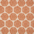 Gilded Star Block Print fabric in cinnamon color - pattern number 181540 - by Schumacher in the Drusus Tabor collection