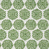 Gilded Star Block Print fabric in green color - pattern number 181542 - by Schumacher in the Drusus Tabor collection