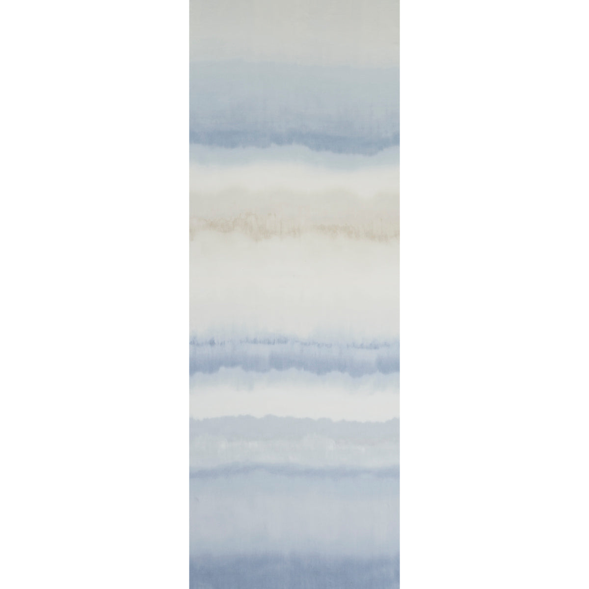 Orissa Panel fabric in blue and natural color - pattern number 181580 - by Schumacher in the Earth And Sky collection