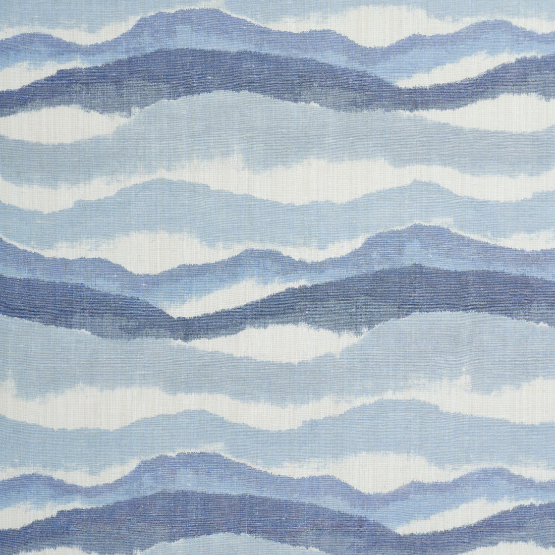 Chandler Warp Print fabric in lagoon color - pattern number 181622 - by Schumacher in the Earth And Sky collection