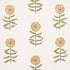 Pretty Petals fabric in soft yellow color - pattern number 181662 - by Schumacher in the Marian Mcevoy collection