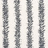 Tendril Stripe Indoor Outdoor fabric in black and cream color - pattern number 181671 - by Schumacher in the Marian Mcevoy collection