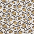 Thistle Vine fabric in black and gold color - pattern number 181681 - by Schumacher in the Marian Mcevoy collection