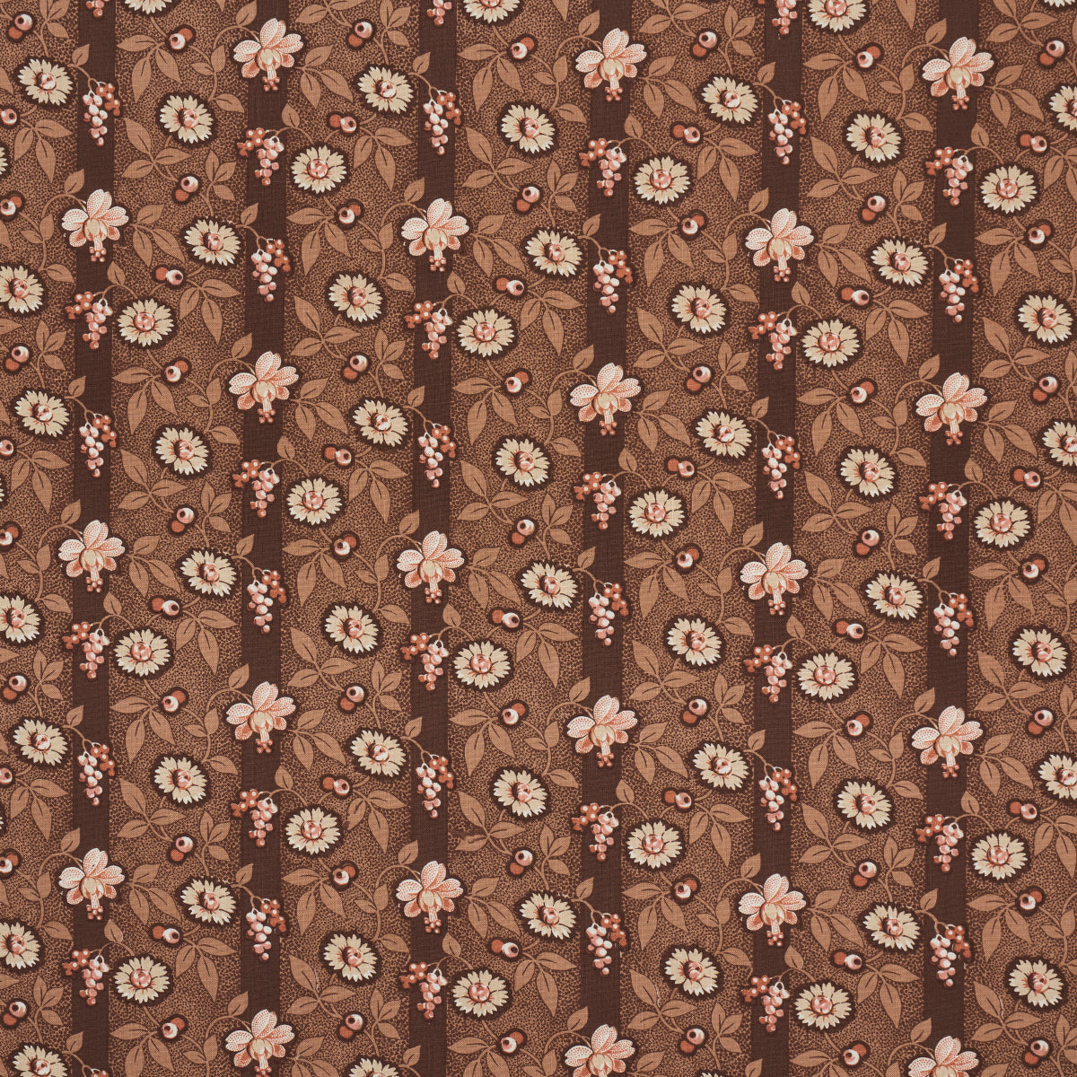 La Rue Stripe fabric in cognac color - pattern number 181701 - by Schumacher in the Le Max collection