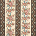 Sylvain Floral Stripe fabric in noir color - pattern number 181742 - by Schumacher in the Le Max collection