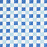 Chequer Hand Block Print fabric in blue color - pattern number 181791 - by Schumacher in the Molly Mahon collection