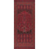 Colmery Paisley Panel fabric in rouge color - pattern number 181822 - by Schumacher in the Le Max collection