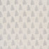 Peacock Linen Hand Blocked Print fabric in navy and flax color - pattern number 181830 - by Schumacher in the Jacaranda collection