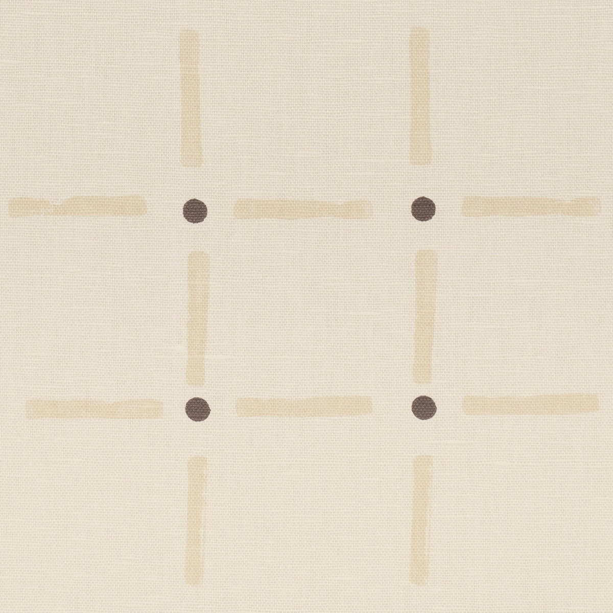 Drifting Grid fabric in sand color - pattern number 181851 - by Schumacher in the Caroline Z Hurley collection