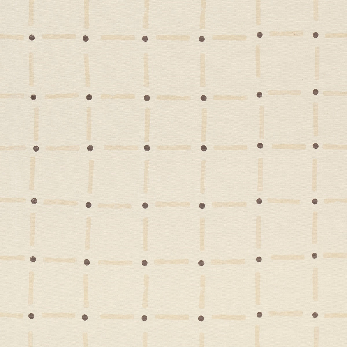 Drifting Grid fabric in sand color - pattern number 181851 - by Schumacher in the Caroline Z Hurley collection