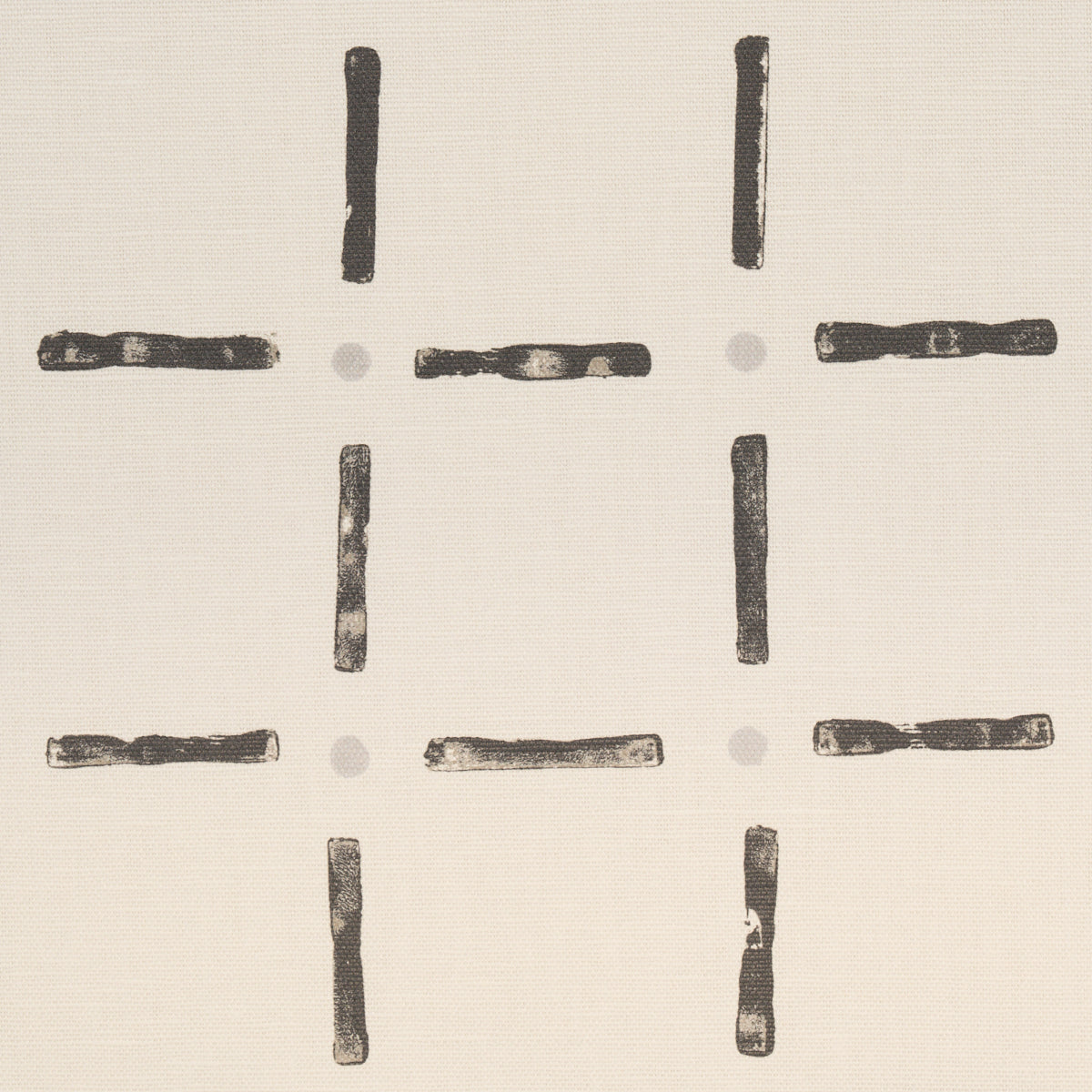 Drifting Grid fabric in black color - pattern number 181853 - by Schumacher in the Caroline Z Hurley collection