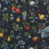 Berry Grove fabric in noir color - pattern number 181890 - by Schumacher in the Schumacher Classics collection