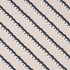 Rousseau Stripe fabric in black and cream color - pattern number 181910 - by Schumacher in the Domino Effect collection