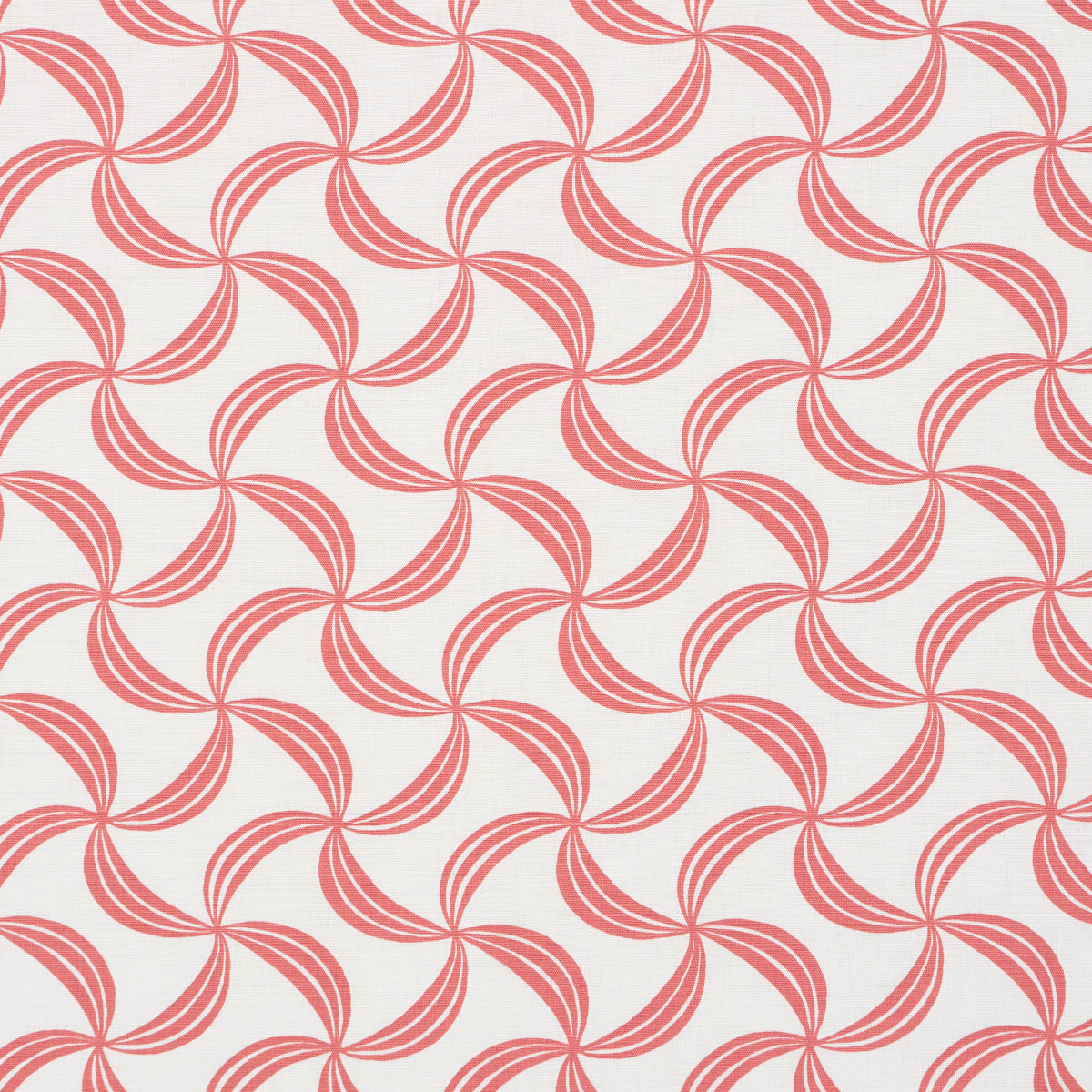 Ambrosia fabric in coral color - pattern number 181921 - by Schumacher in the Domino Effect collection