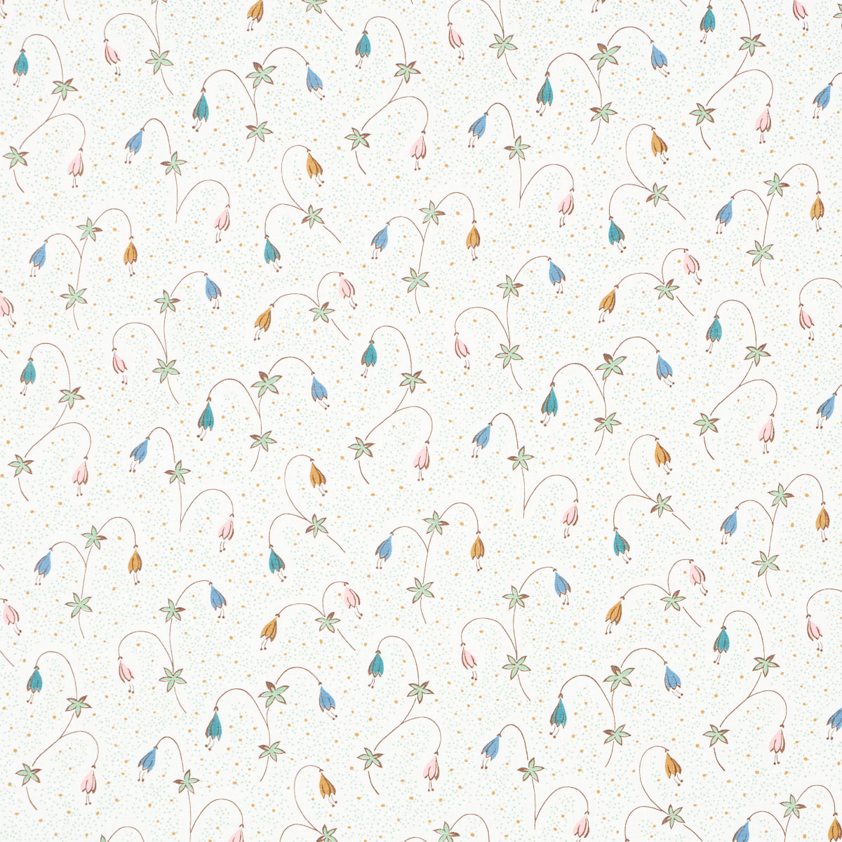 Lolly Floral fabric in confetti color - pattern number 181930 - by Schumacher in the Domino Effect collection