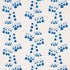 Bleeding Hearts fabric in blue color - pattern number 181961 - by Schumacher in the Peg Norriss collection