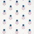 Forget Me Nots fabric in blue and plum color - pattern number 181982 - by Schumacher in the Peg Norriss collection