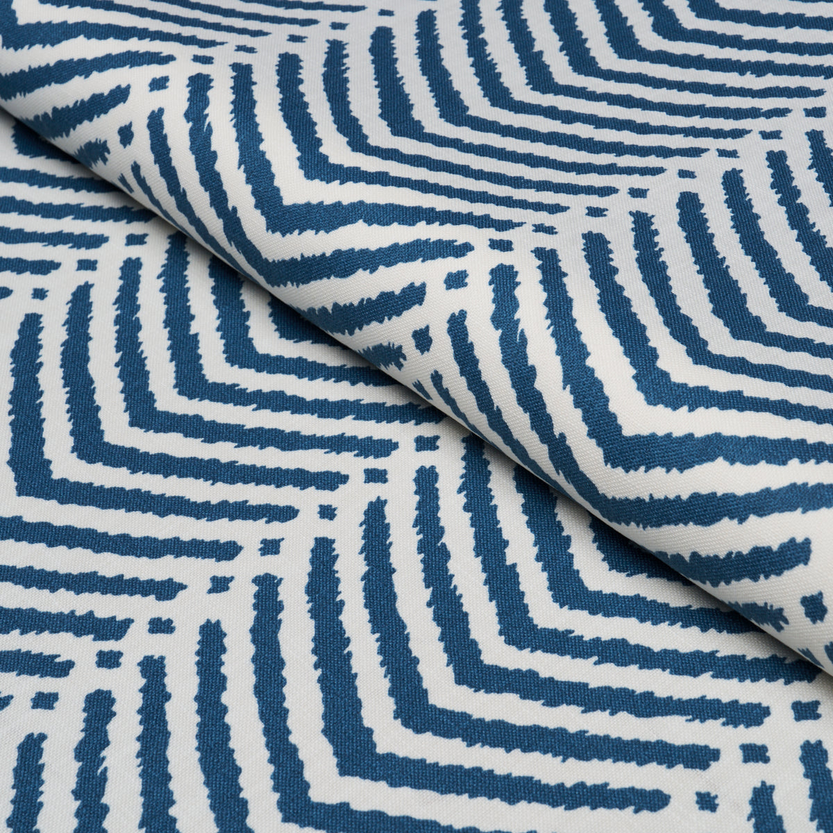 La Jolla Indoor/Outdoor fabric in navy color - pattern number 182003 - by Schumacher in the Perennial Favorites collection